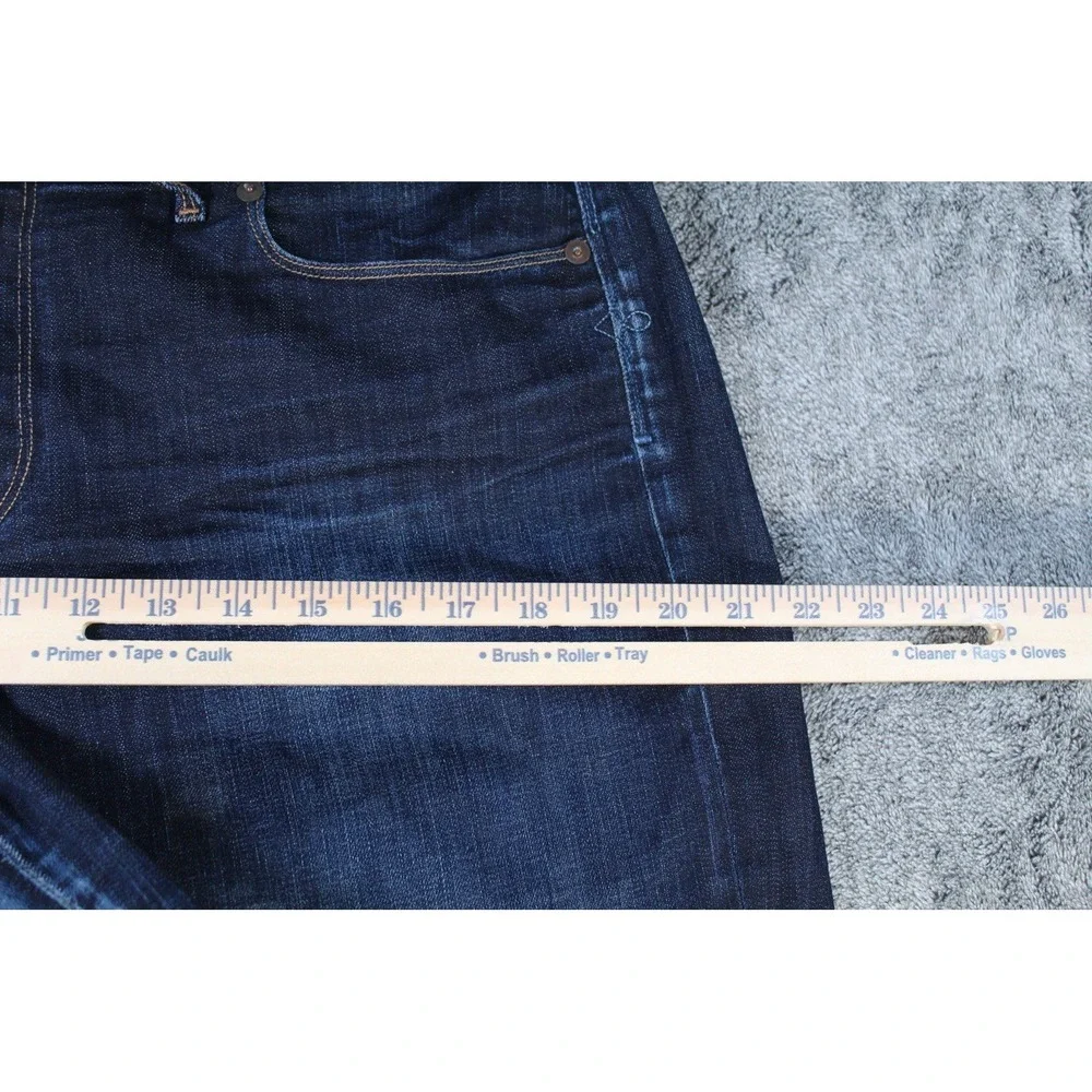 NWOT Lucky Brand Jeans Shorts 16/33 Women Blue Distressed Made In‎ USA Summer